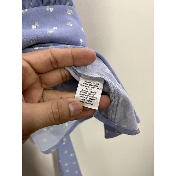 Cottage Coquette Romance Victorian Y2K Fairy Dainty Babydoll Top 2X Ditsy Floral - Picture 7 of 12